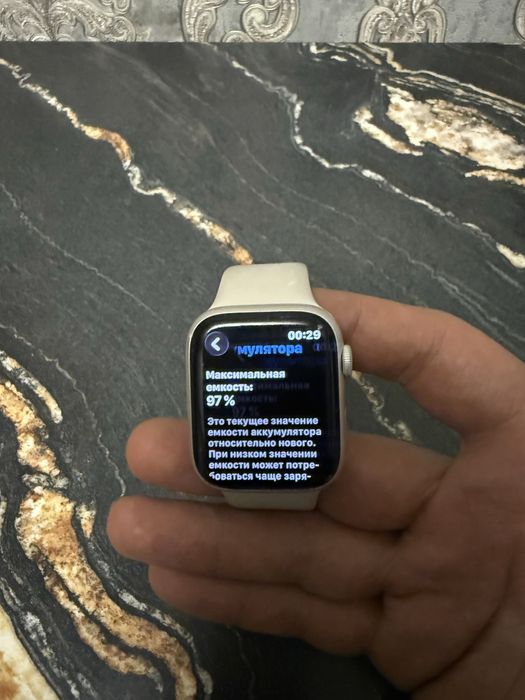 apple watch 8 45mm 97% акб starlink ceramik alumin