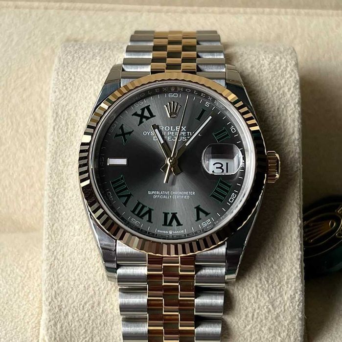 Rolex datejust 36mm wimbledon