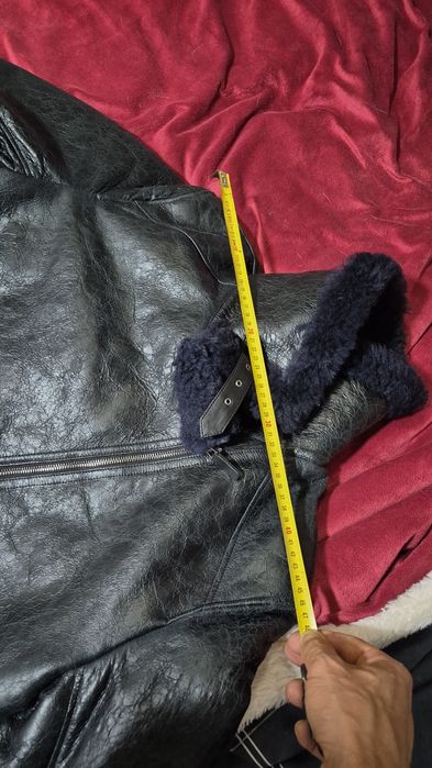 Sherling piele naturala cu lana de oaie