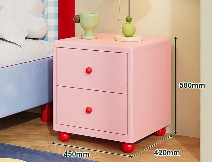 Мини тумбочка у кровати разного оттенка\Kichik tumba har-hil rangda