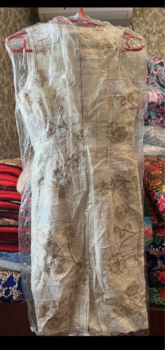 Платье лен летнее новое