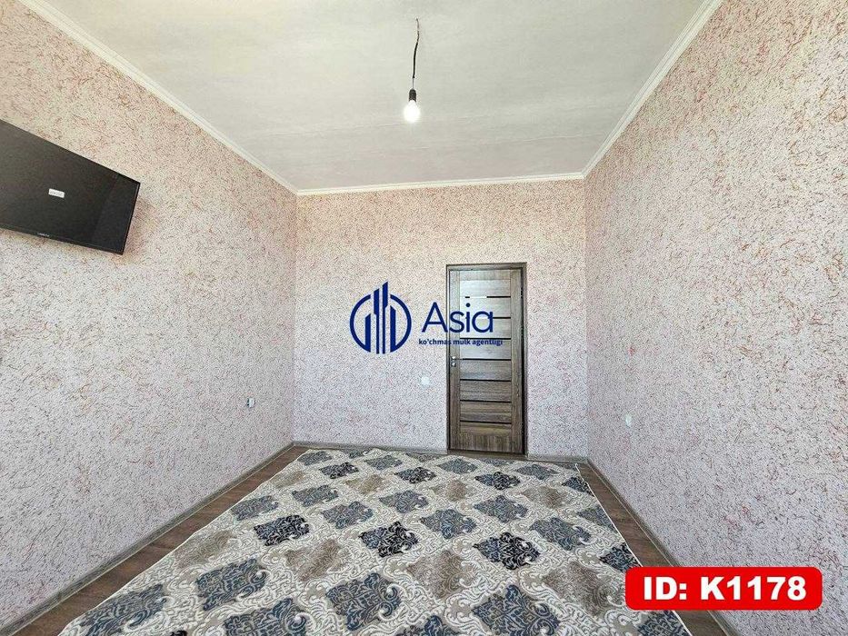 K1178 kogon temir yul vokzal yaqida 1xonalok kvartira sotiladi