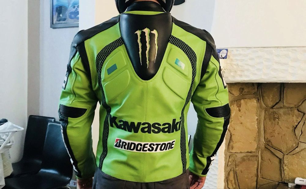Echipament moto piele din 2 piese