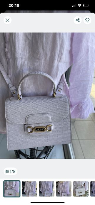 Чанта Pinko естествена кожа