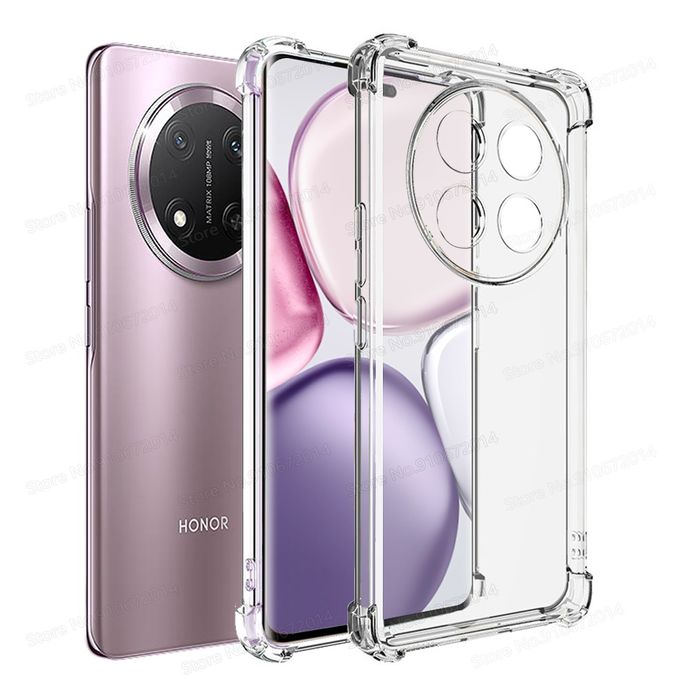 Honor Magic 7 6 5 Lite/Удароустойчив силиконов кейс с камера протектор