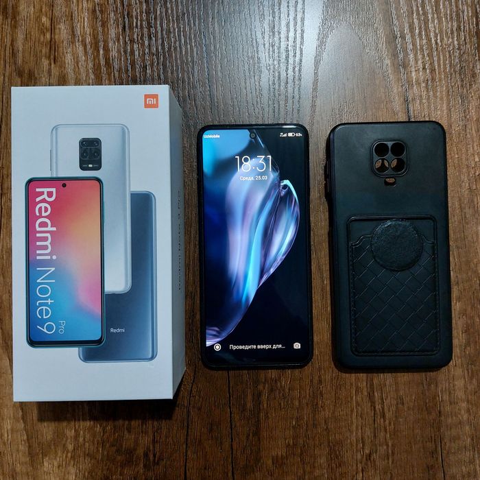 Redmi Note 9 Pro, 64x8 ядра, новый таза батарея басылган, родной екран