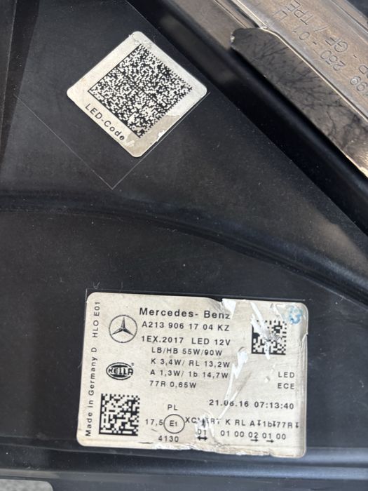 Far farove Mercedes w213  фар фарове мерцедес е класа w213