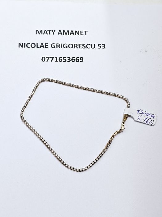 Maty Amanet Bratara din aur 14 k 3.16 g cod 198