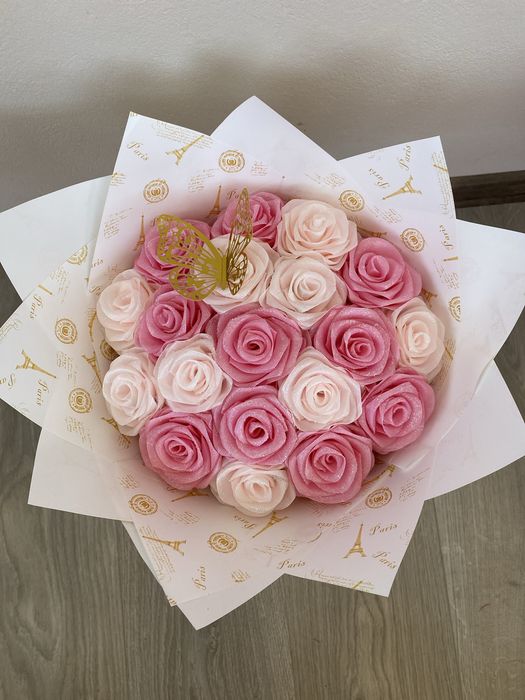 Buchet din satin