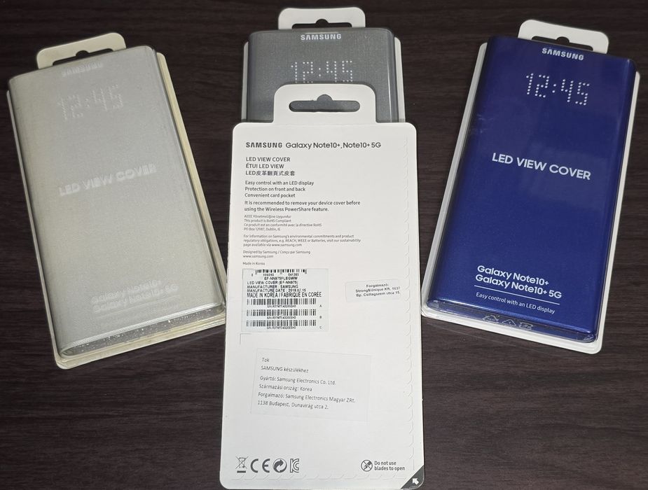 Husa flip smart activa originala Samsung Led View Cover Note10+ Plus