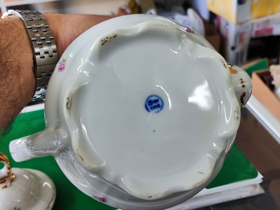 Български чайник порцелан 1958 г