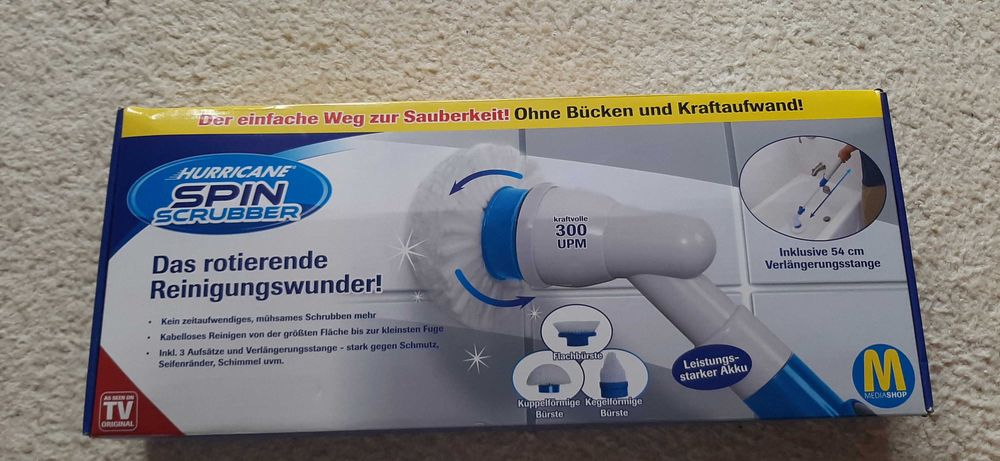 Perie de curatat electrica Hurricane Spin Scrubber