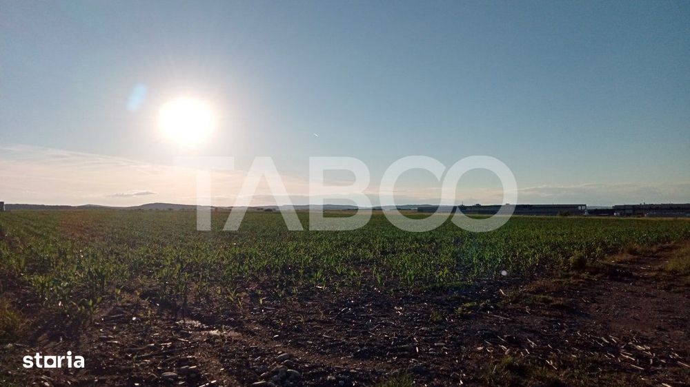 Teren intravilan 2 ha deschidere drum zona Industriala Vest Sibiu