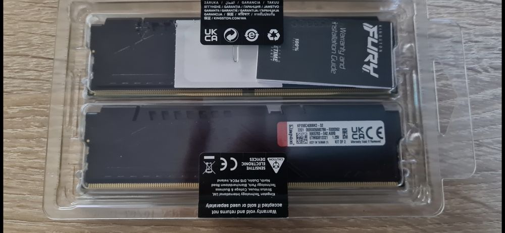 Memorii Ram Kingston HyperX Fury Beast 2x16GB (32GB) DDR5 5600MT/s