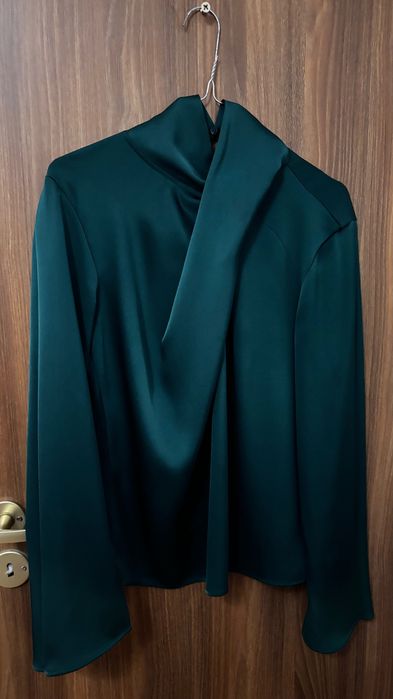 Зелена Блуза риза HM