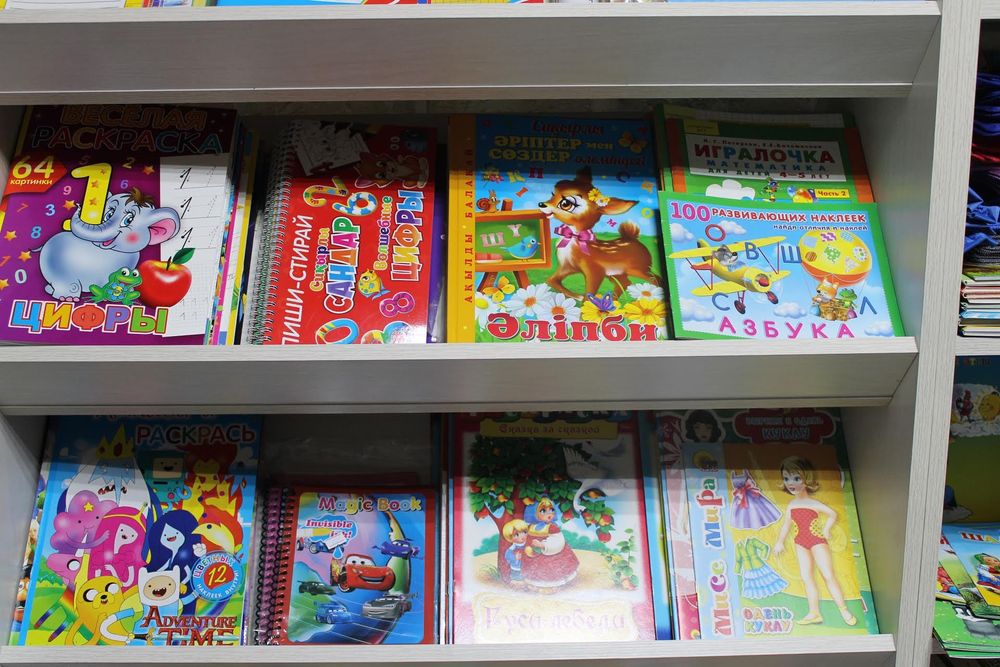 Развивающие игрушки, книги, канцтовары