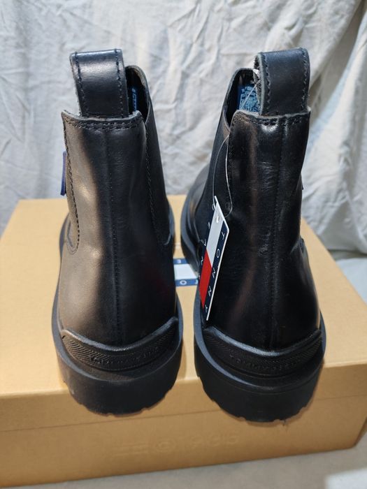 Удобни мъжки боти от естествена кожа TOMMY JEANS №44