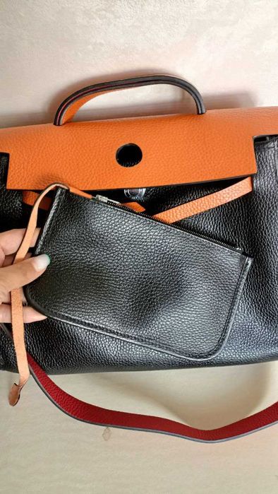 Кожанная сумка, под Hermes
