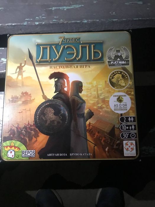 Настольная игра 7 чудес дуэль