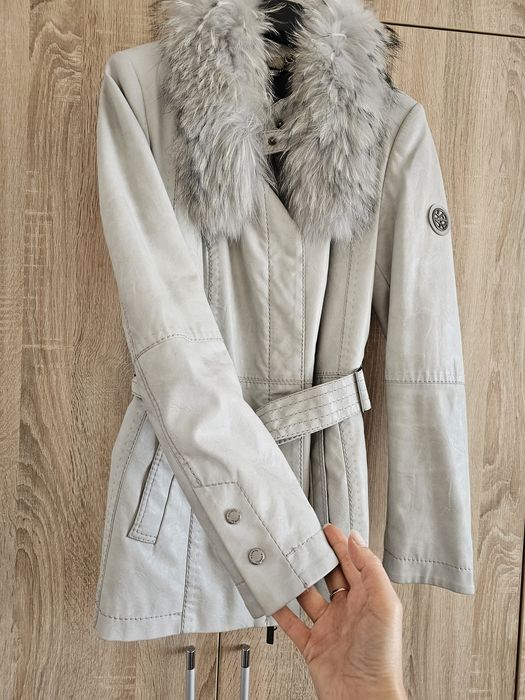 Кожено зимно яке Kensol