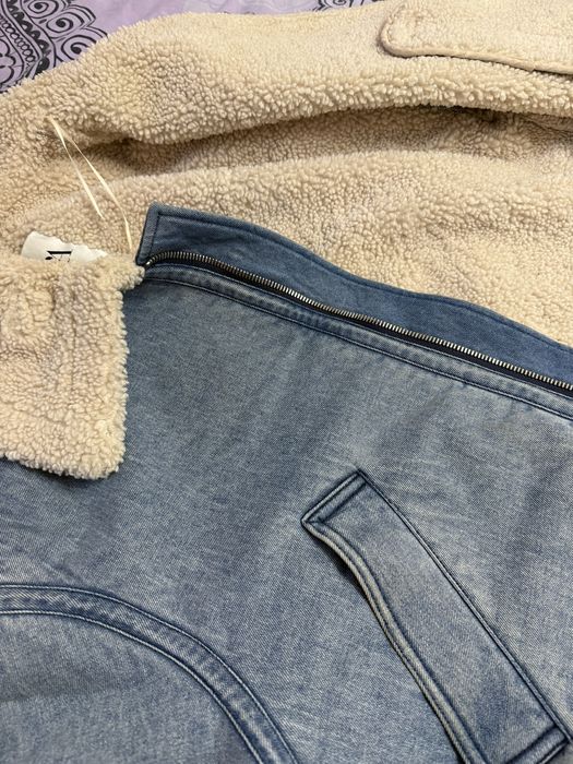 Дънково яке ZARA с пухкава подплата