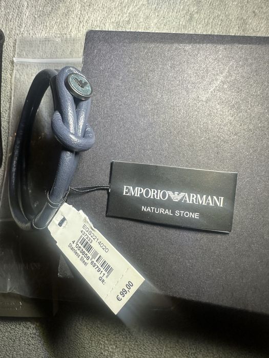 Brățară piele Emporio Armani. Originală. Nouă