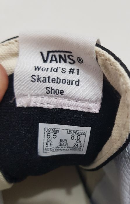 VANS Half Cab 1992 Black Rowley, pantofi skateboard noi nr. 38, 5 EU