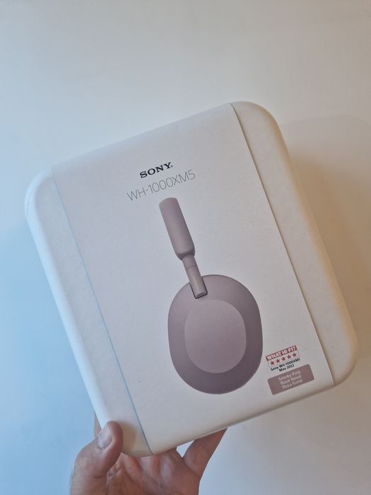 Casti Over the Ear Sony WH-1000XM5P, Wireless, Noise cancelling, Sigilat