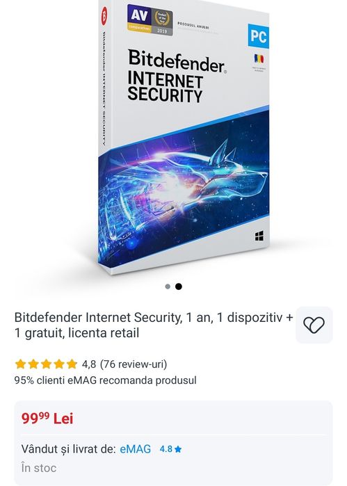 Antivirus Bitdefender Internet Security