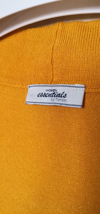 Cardigan damă Essentials by Tchibo ONE SIZE potrivit M/L muștar ca NOU