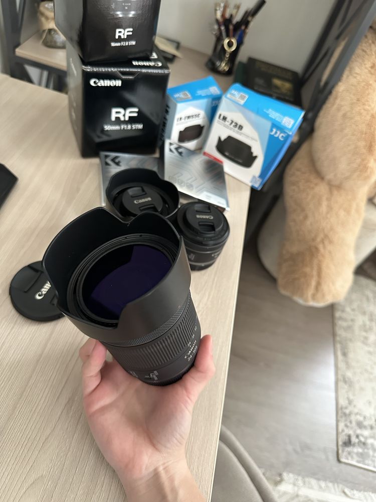 Canon RF новые объективы, только комплектом!: 330 000 тг. - Цифровые ...