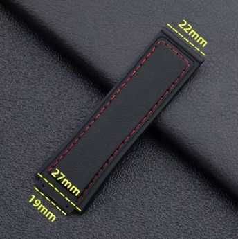 Curea Cauciuc pentru HUBLOT | 27x19mm | Negru | Catarama 22mm