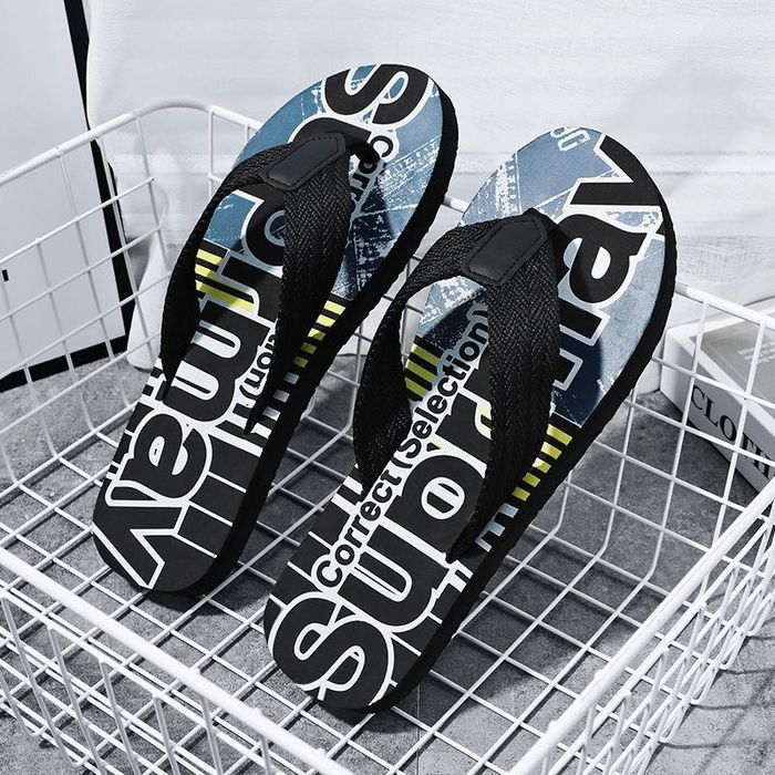 Erkaklar uchun zamonaviyozgi shippaklar, sirpanmaydigan flip-floplar