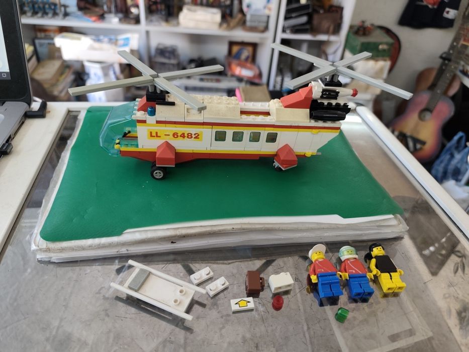 Лего 6482 lego rescue helicopter 1989 г
