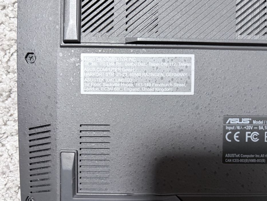 ASUS TUF Dash F15, Intel i5 12450H, RTX 3050, 32gb RAM, 1.5tb SSD.