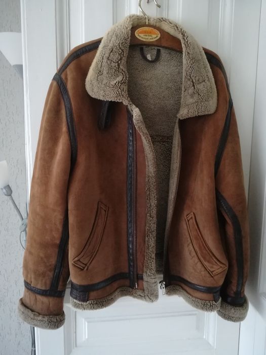 Geaca piele cu blana Booghie Aviator L