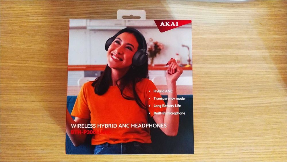 Vand Casti Over-Ear AKAI BTH-P300HANC,Bluetooth 5.4, ANC