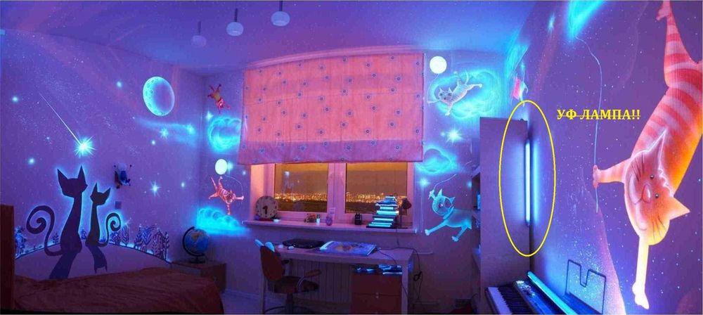 краска фосфорная в Ташкенте FOSFOR buyek avangard bezak