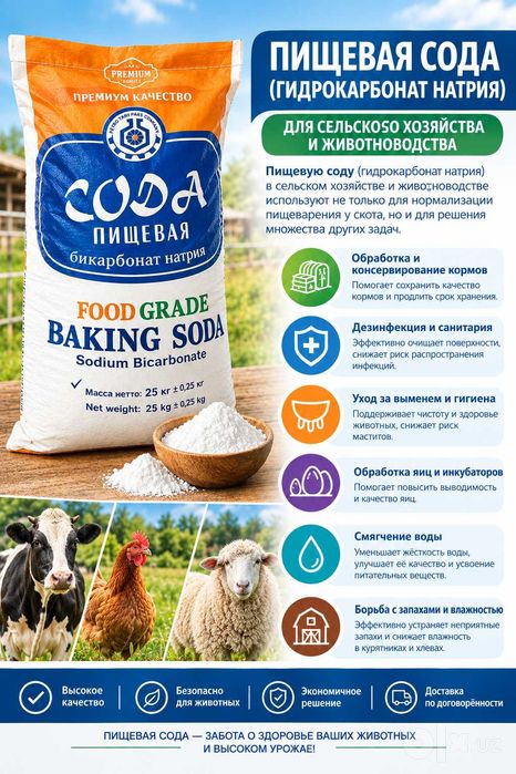 Бикарбонат натрия/пищевая сода/ SODA