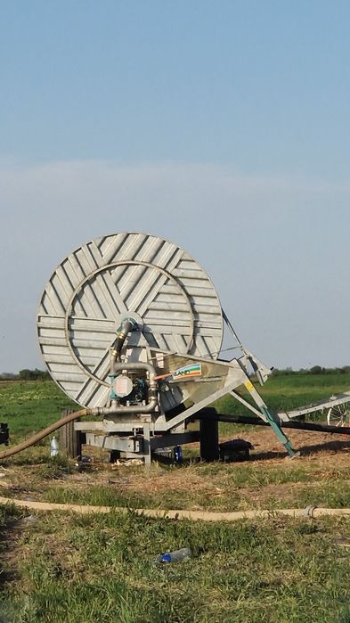 Tambur irigare Irriland 250 m, furtun 100 mm, turbina 6 viteze