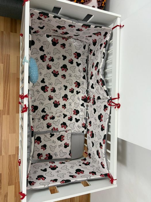 Pătuț bebe  cu protecții