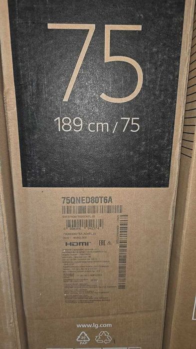 Телевизоры LG 43/50/55/65/75/77/83/86/100 NANO OLED LED SmartTV 4K