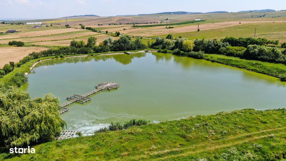 Proprietate spectaculoasă de 31.500 mp, cu iazuri și case locuibile
