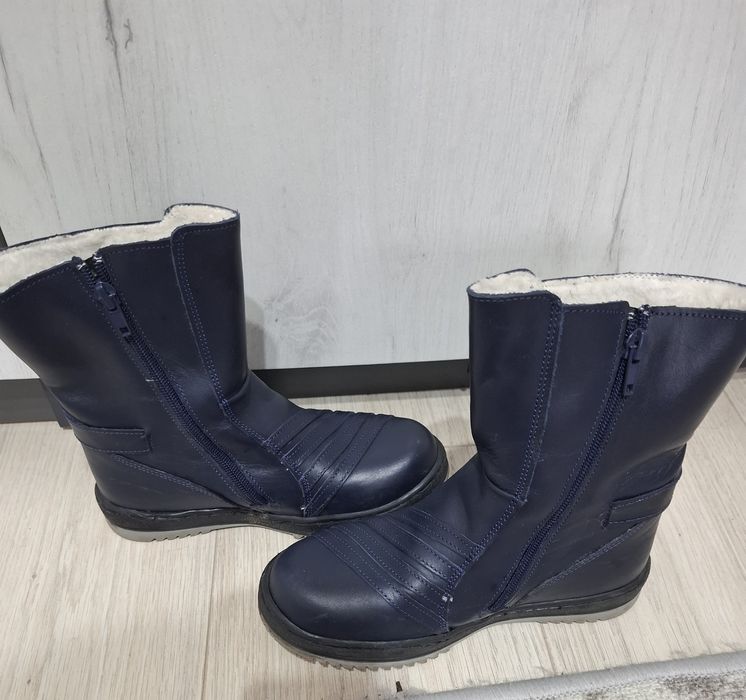 Детски ботуши, естествена кожа