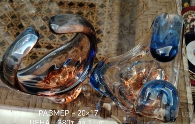 Разные вазы, Богема, Чехославакия.