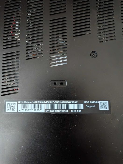 Ноутбук MSI Modern 14 H D13MG