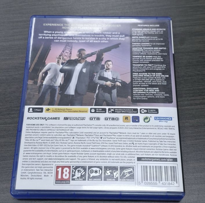 Grand Theft Auto V (PS5) / PlayStation игра