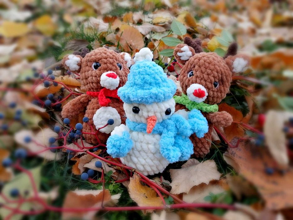 Плетени коледни играчки/ декорация