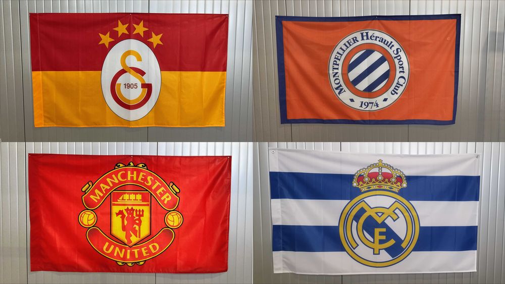 Фен Футболни Знамена по поръчка. Всякакви размери.