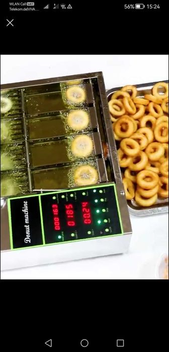 Гаранция ! Нова Автоматична машина за казанлъшки понички 4 дюзи